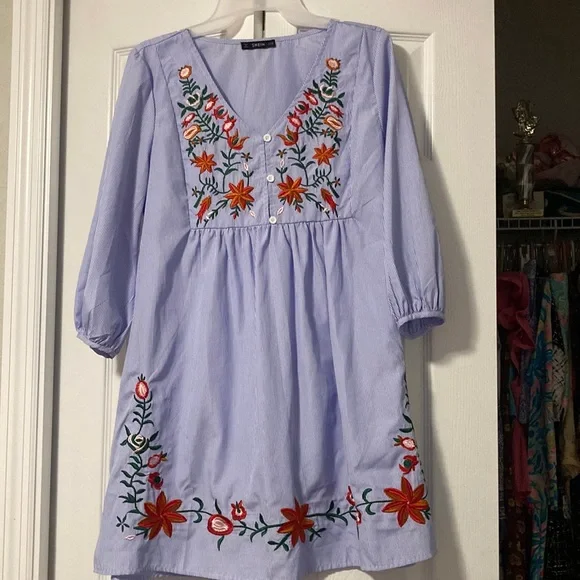 sachin and babi light blue dress Kate Spade Floral Dress main image 1
